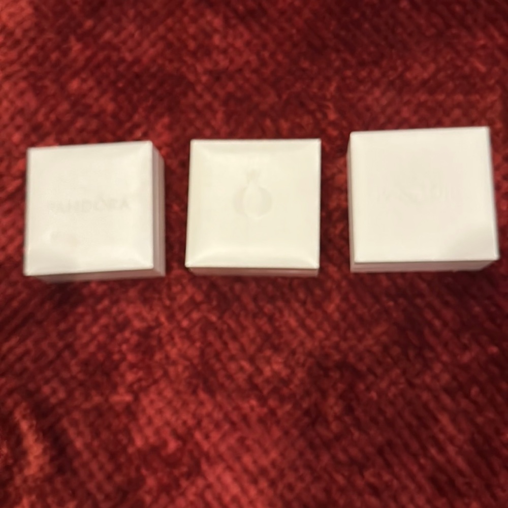 Set of 3 Pandora jewelry boxes